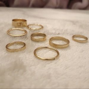 Gold set of rings
